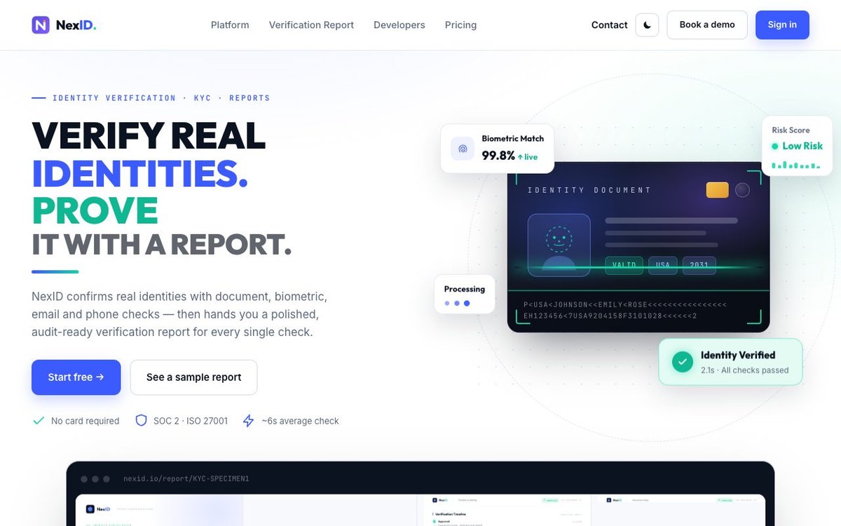 Nexa Identity preview