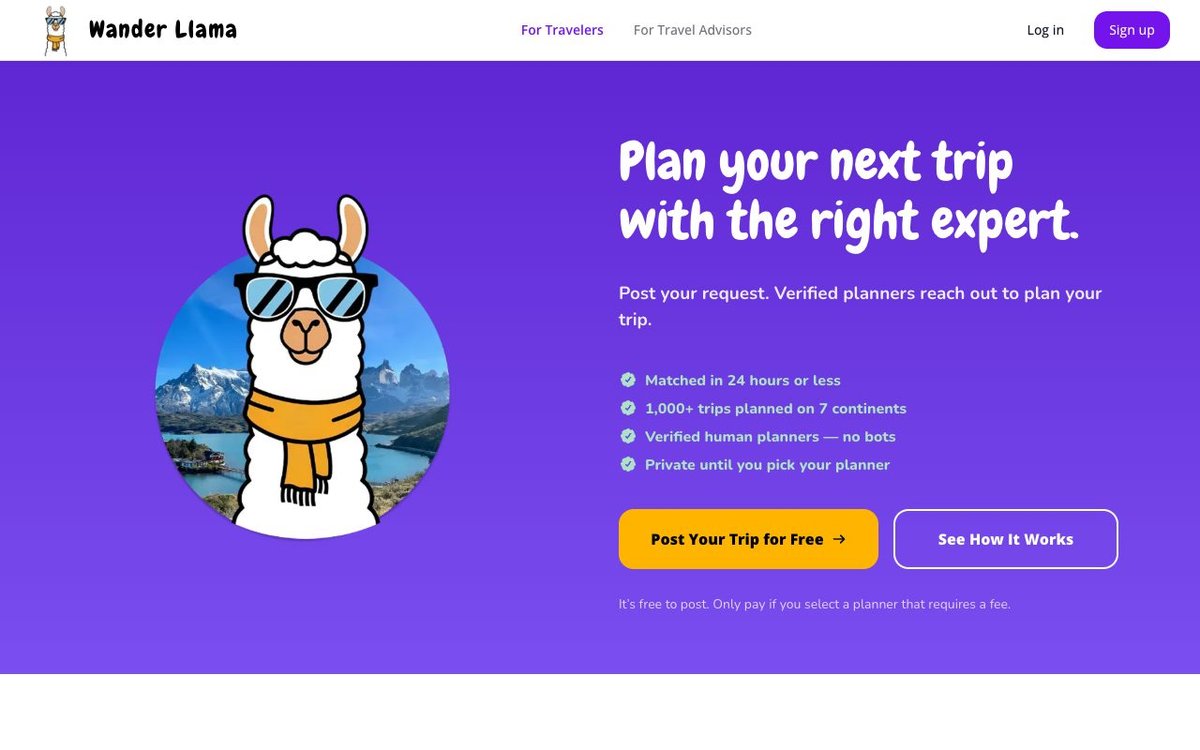 Wander Llama preview